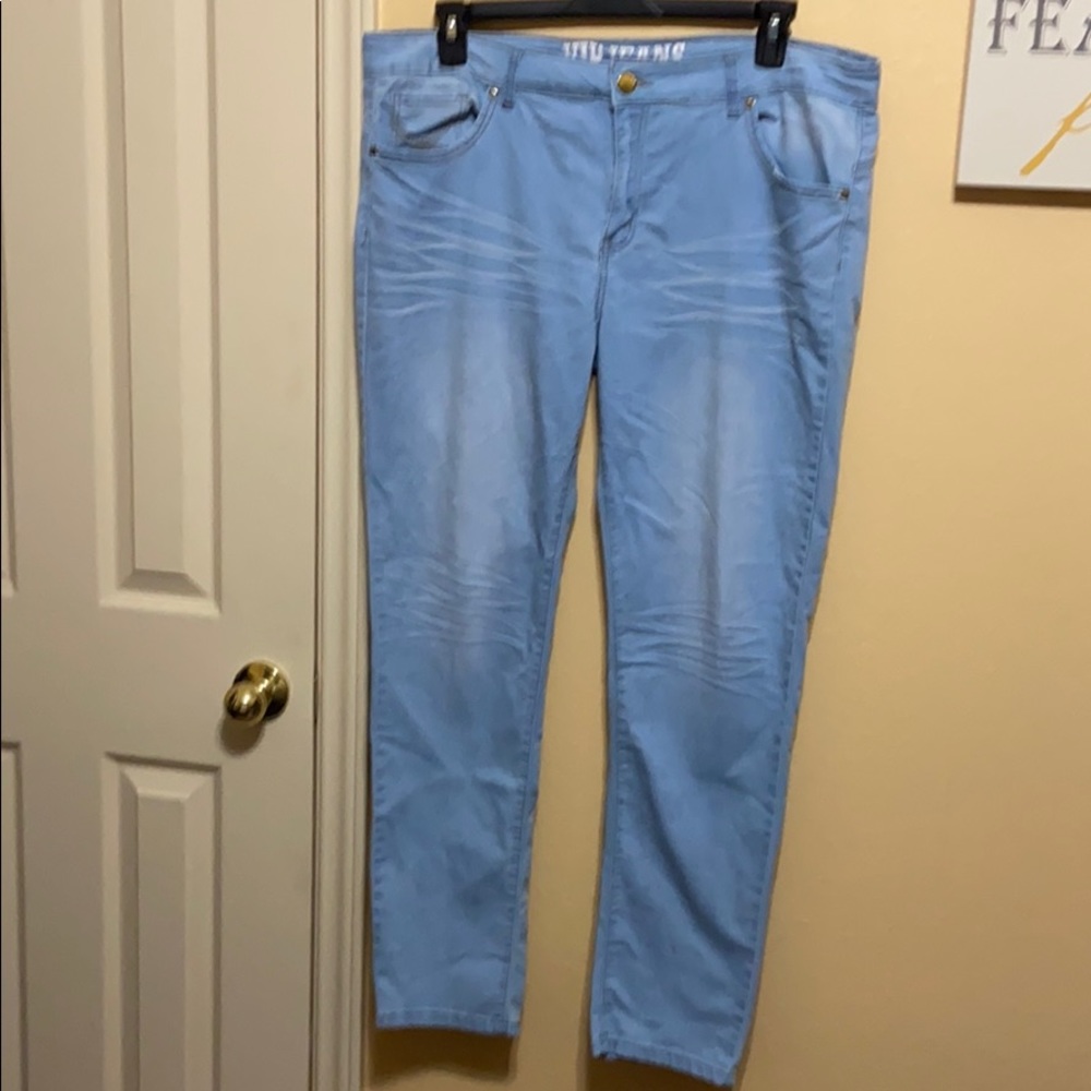 Light blue jeans